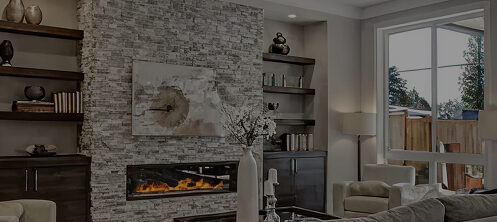 Stunning brick fireplace in a Florida home