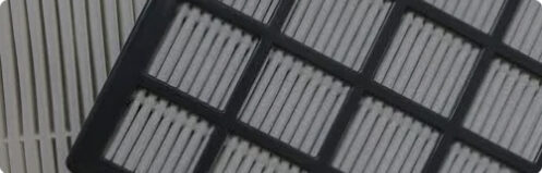 Air filters for an HVAC system stacked on top of each other