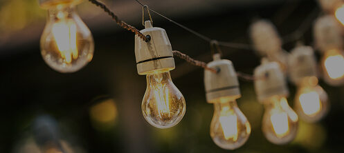 Outdoor lighting light strands