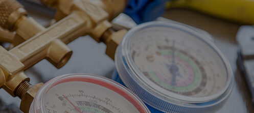 Maintenance gauges for air conditioner unit