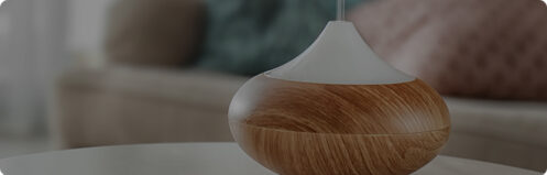 Aesthetic wood air purifier