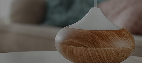 Aesthetic wood air purifier