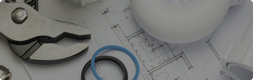Plumber tools and replacement pipes