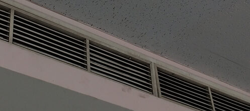 Air vent on the wall