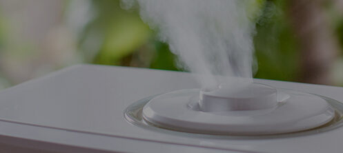 Humidifier getting rid of dry air